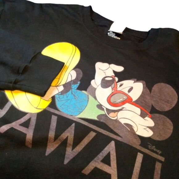 Disney Hawaii Fleeced Crew‎ Neck Sweatshirt size 2XL - Picture 1 of 8